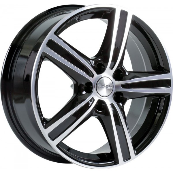 Skad Admiral 7,5x18 5x120 D72,6 ET45 (Black Glossy Polished (AL))