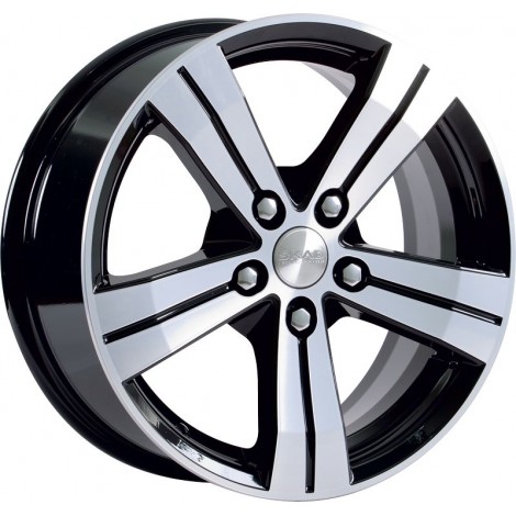 Skad Mitsar 6,5x16 5x100 D57,1 ET38 (Black Glossy Polished (AL))