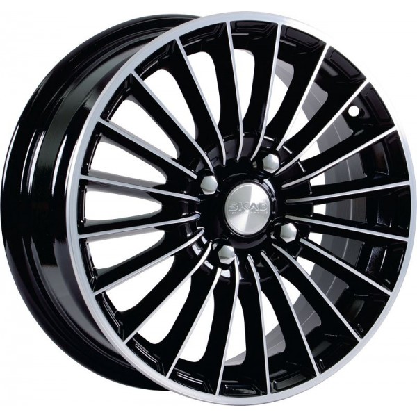 Skad Veritas-16 6,5x16 4x100 D67,1 ET45 (Black Glossy Polished (AL))