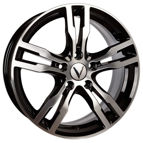 Vector B192 7x17 5x112 ET40 D57,1 (Black Polished)