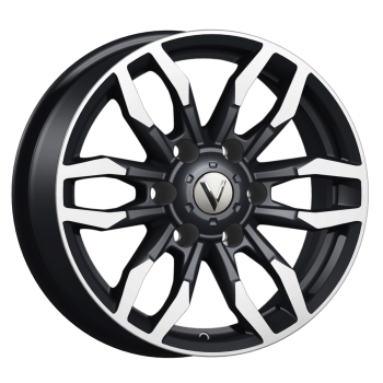 Vector B228 7,5x17 6x139,7 ET25 D106,1 (Black Polished)