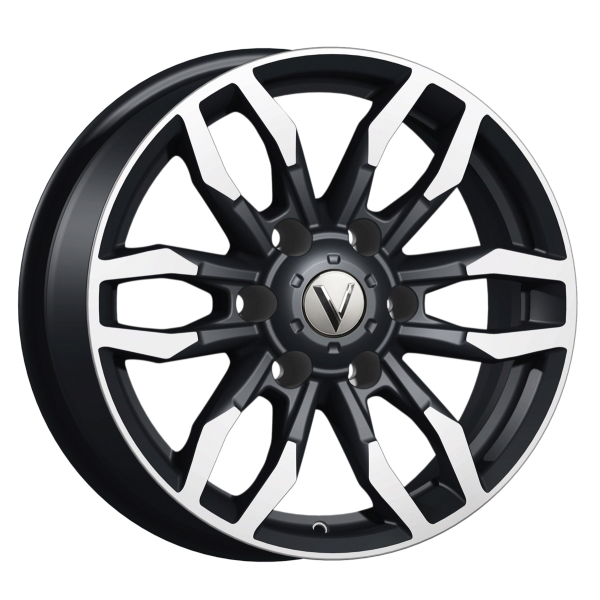 Vector B228 7,5x17 6x139,7 ET25 D106,1 (Black Polished)