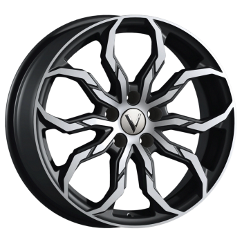 Vector B234 7,5x18 5x100 ET35 D67,1 (Black Polished)