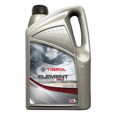 Olej motorový Tigrol Element Red 15W-40, pro osobní vozy 5L